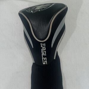 Philadelphia Eagles Head Cover Driver #3 Wood Golf Club Black Headcover Sock